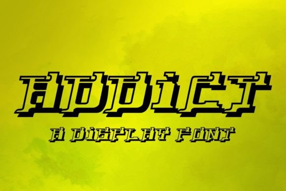 Addict: A Bold Display Font