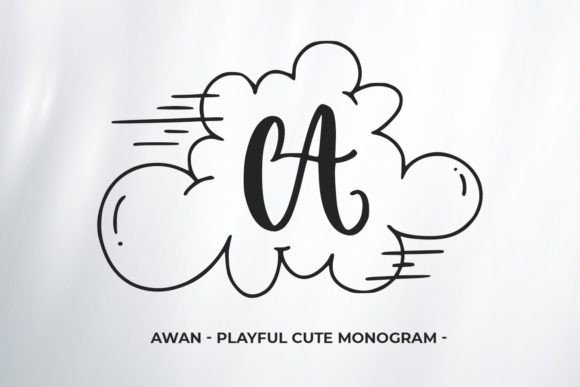 Awan Monogram: A Display Font That Makes Your Headlines Instantly Clickable