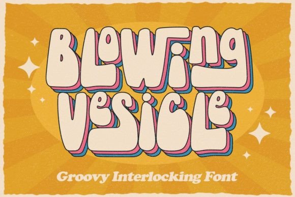 Blowing Vesicle Font for Business