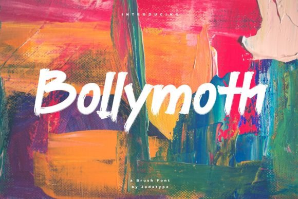 Bollymoth: A Joyful Display Font for Digital Branding