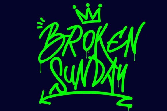 Broken Sunday: A Display Font That Makes Your Brand Feel Intentional