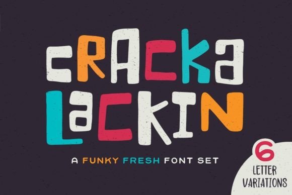 Crackalackin: A Playful Display Font for Bold Digital Headlines