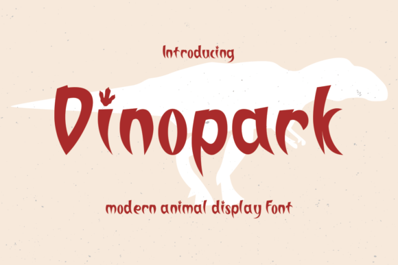 Dinopark: A Spooky Display Font for Bold Digital Identity