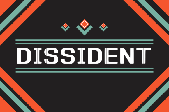 Dissident: A Modern Display Font for Craft Creators