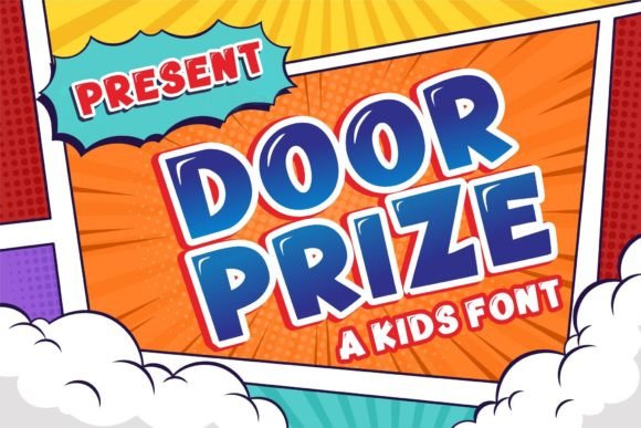 Doorprize: A Cheerful Display Font for Light-Hearted Editorial Moments