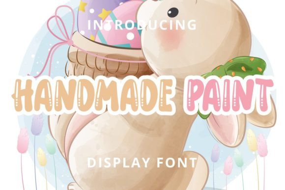 Handmade Paint: A Playful Display Font for Editorial Design