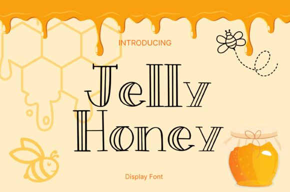Jelly Honey: A Whimsical Display Font for Digital Branding