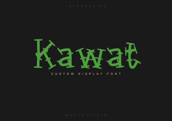 Kawat: A Display Font That Feels Like Your Best Creative Instinct