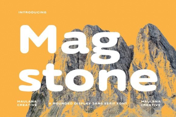 Magstone: A Modern Display Font