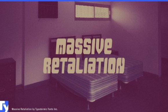 Massive Retaliation: A Bold Display Font for Small Business Branding