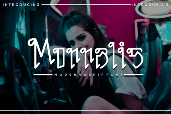 Monnalis: A Distinctive Serif Display Font for Bold Brand Identities