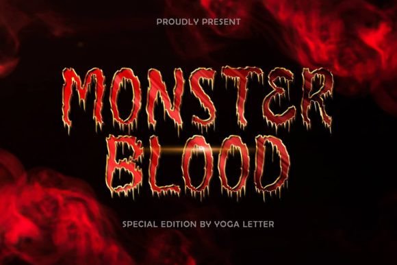 Monster Blood: A Display Font That Grabs Attention