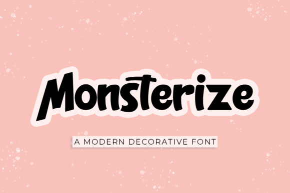 Monsterize: A Bold Display Font That Elevates Digital Branding