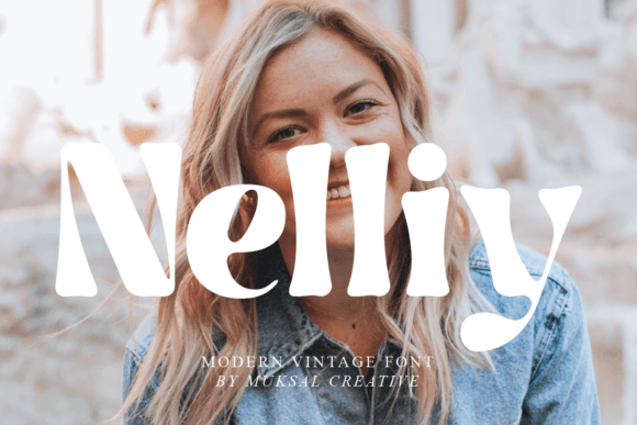 Nelliy: A Modern Vintage Display Font That Holds Up in Real Campaigns