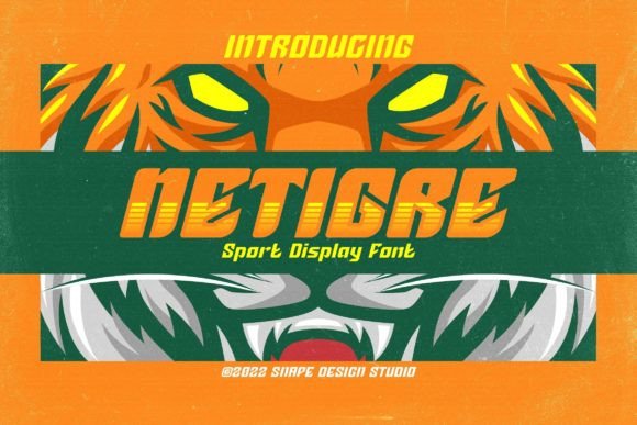 Netigre: A Bold Display Font for Impactful Web Design