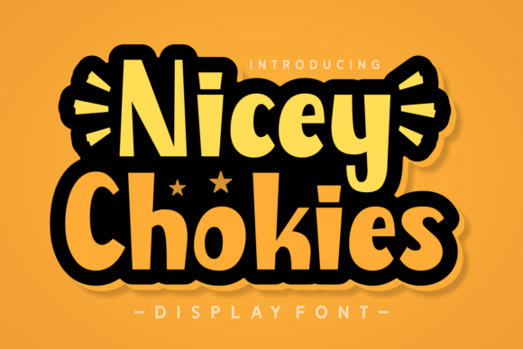 Nicey Chokies: A Starry Display Font That Fits Real Web Projects
