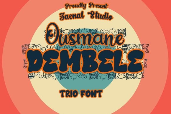 Ousmane Dembele: A Display Font Trio for Editorial Impact