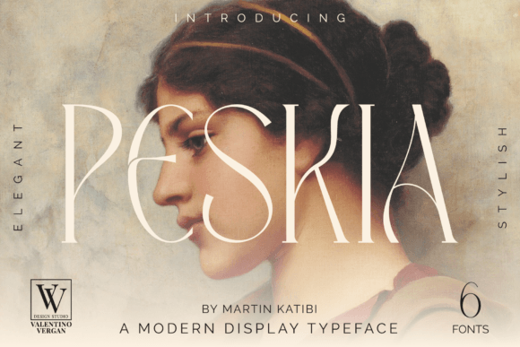 Peskia: A Display Font That Commands Attention