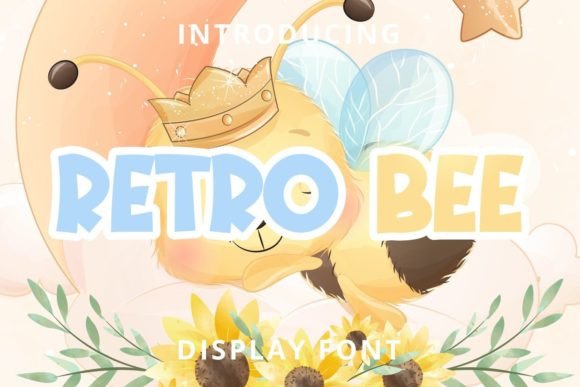 Retro Bee: A Friendly Display Font for Digital Brand Moments