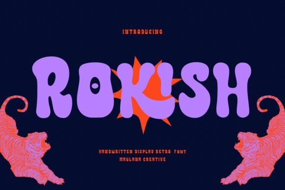 Rokish: A Retro Display Font for Creative Makers