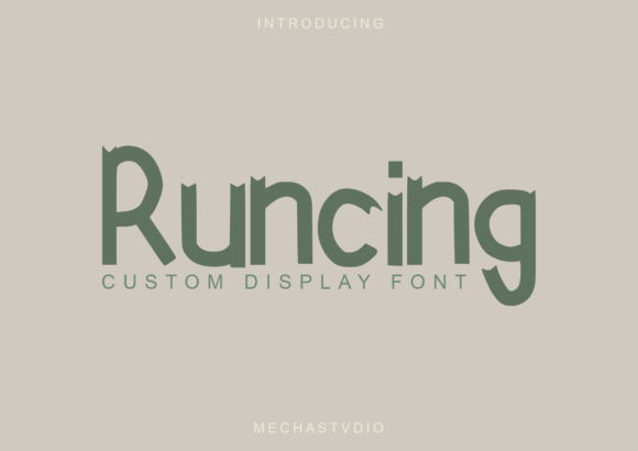 Runcing: A Bold Display Font for Scroll-Stopping Marketing
