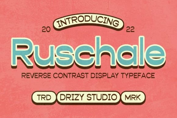 Ruschale: A Display Font That Makes Your Headlines Feel Intentional