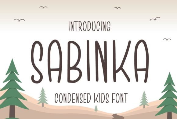 Sabinka: A Handwritten Display Font That Feels Human