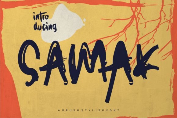 Samak: A Stylish Display Font for Modern Digital Branding