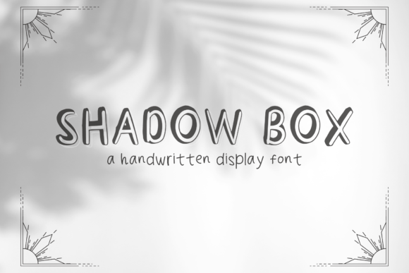 Shadow Box: A Handwritten Display Font That Elevates Digital Branding