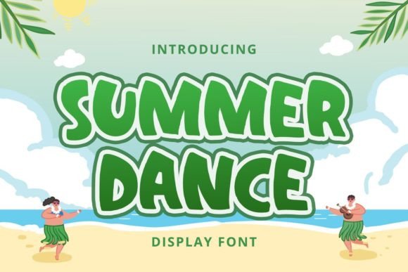 Summer Dance: A Joyful Display Font for Web Design