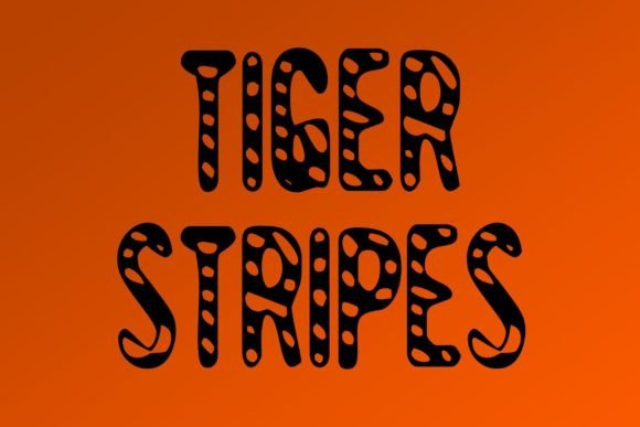 Tiger Stripes Font for Business