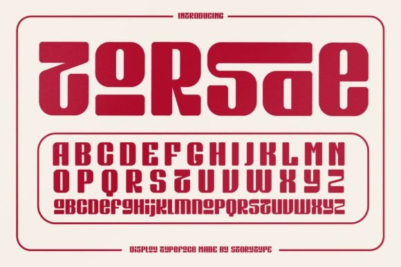 Torsae: A Modern Serif Display Font for Elegant Branding