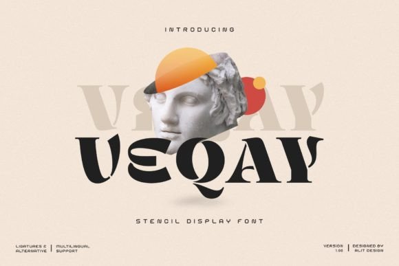 Veqay: A Display Font That Commands Attention in Real Campaigns