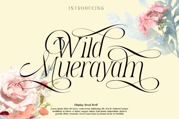 Wild Muerayam: A Display Font That Feels Like Handmade Magic